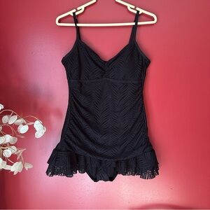 Apt. 9 Elegant Black Crochet swimsuit